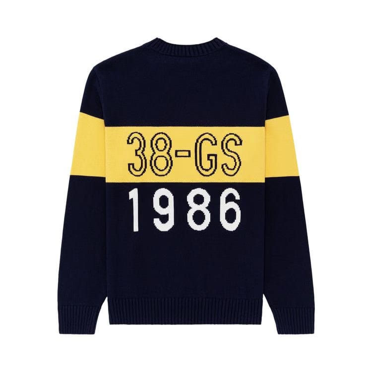 Aimé Leon Dore 38-GS Offshore Knit Crewneck Sweater Maritime Blue