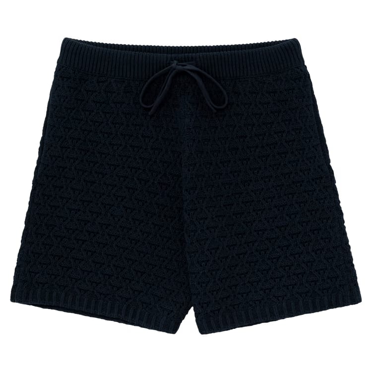 Aimé Leon Dore Eyelet Knit Shorts Navy Blazer