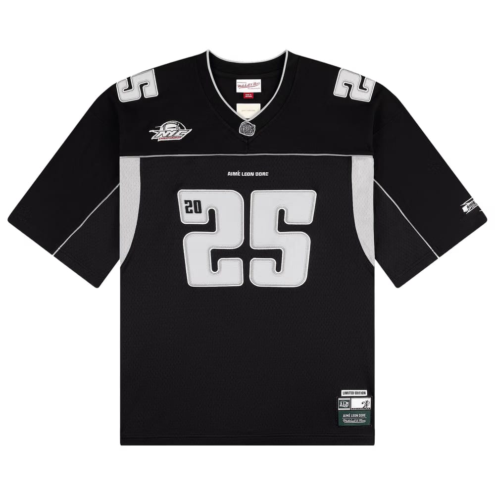 Aimé Leon Dore Ald x Mitchell & Ness Football Jersey Black