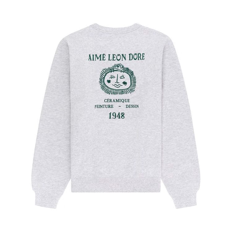 Aimé Leon Dore Artiste Crewneck Sweatshirt Silver Mix