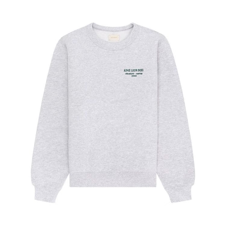 Aimé Leon Dore Artiste Crewneck Sweatshirt Silver Mix
