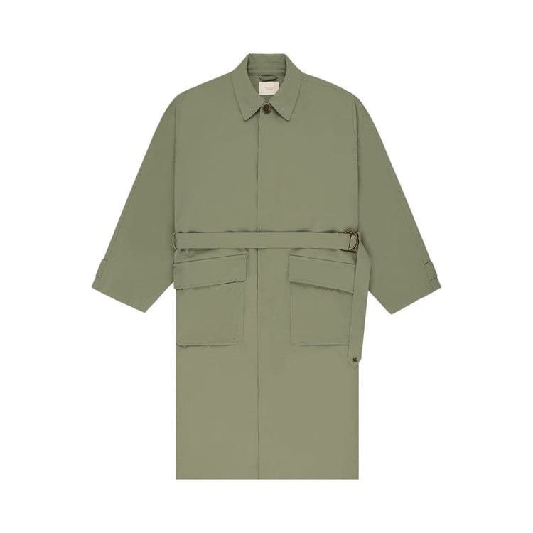 Aimé Leon Dore Belted Top Coat Oil Green