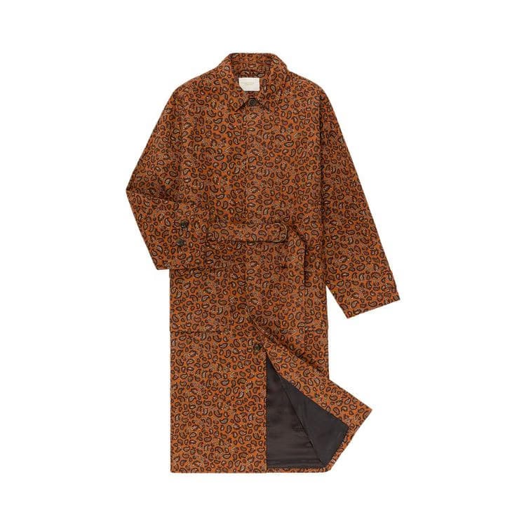 Aimé Leon Dore Belted Topcoat Leopard Paisley