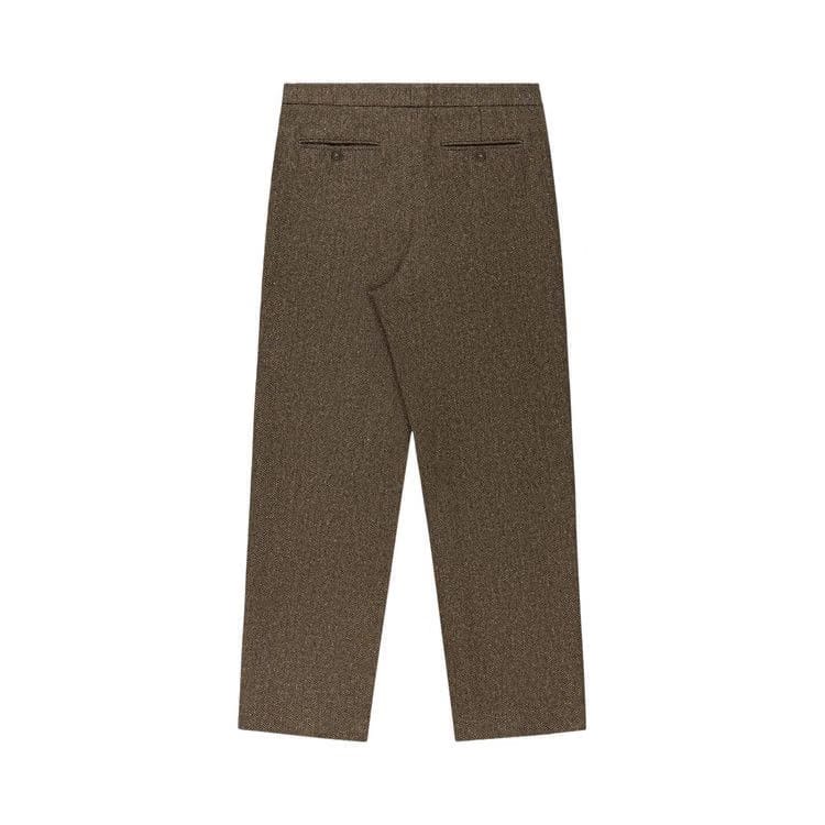 Aimé Leon Dore Birdseye Single Pleated Trouser Brown