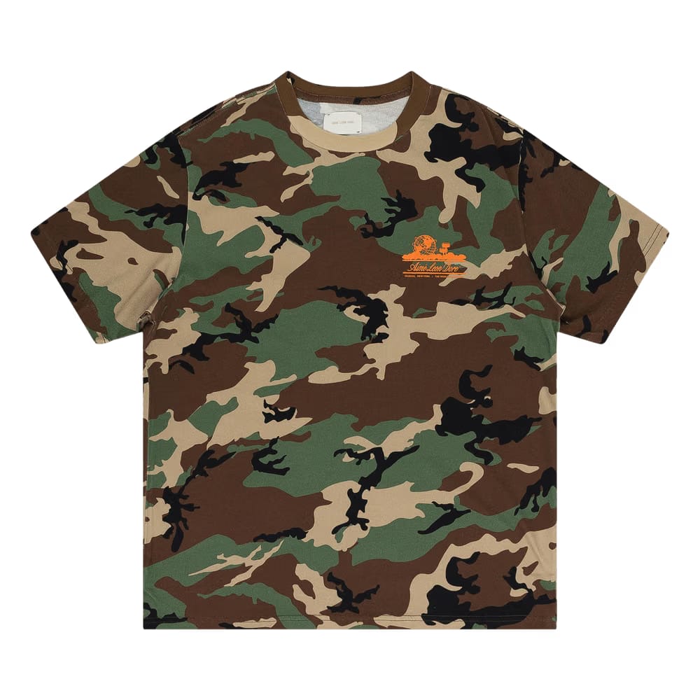 Aimé Leon Dore Camo Unisphere T-Shirt Frog Camo
