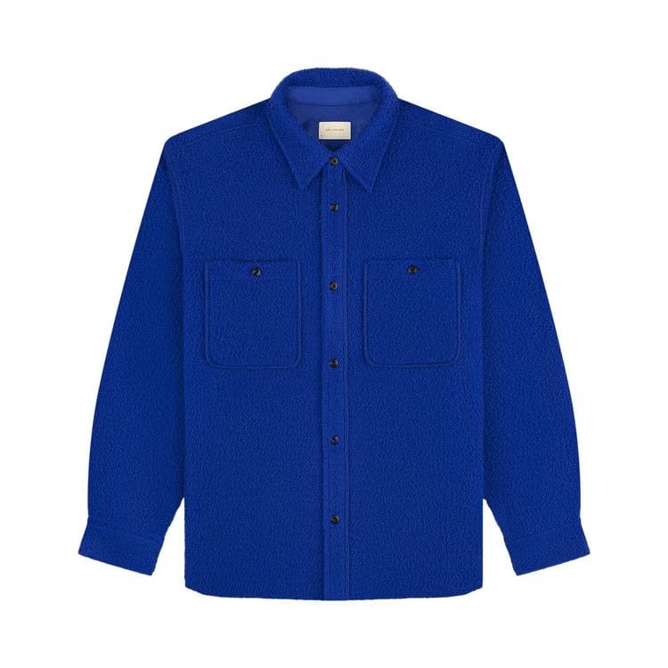 Aimé Leon Dore Casentino Wool Overshirt Blue Quartz