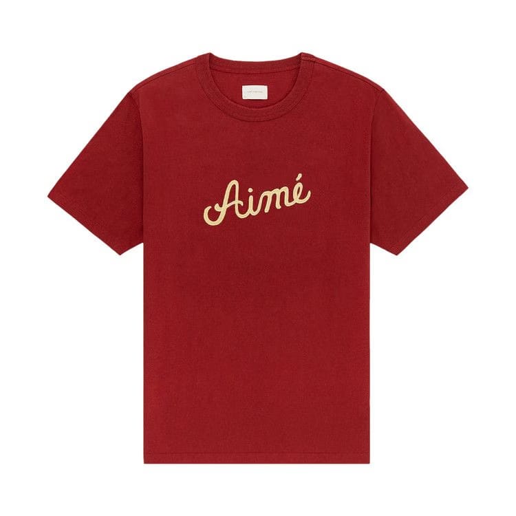 Aimé Leon Dore Chain Stitch T-Shirt Merlot