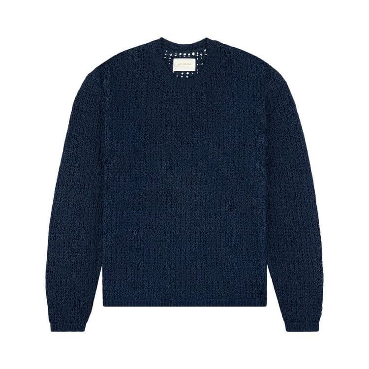 Aimé Leon Dore Checkered Crewneck Sweater Indigo