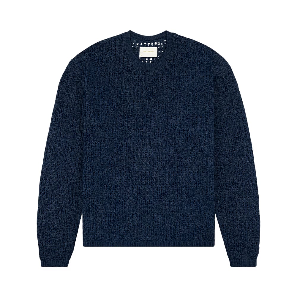 トップス Checkered Crewneck Sweater indigo aime Aimé Leon Dore Checkered Crewneck Sweater Indigo Price in India