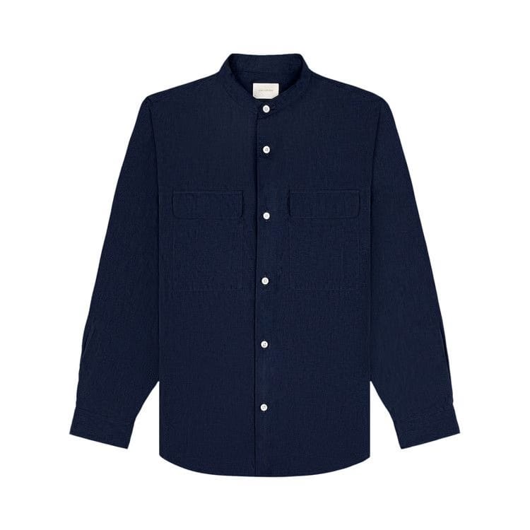 Aimé Leon Dore Collarband Safari Shirt Blue