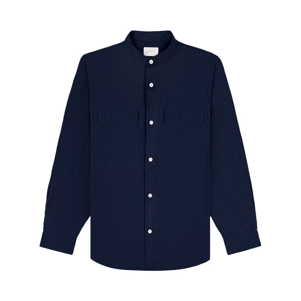 Aimé Leon Dore Collarband Safari Shirt Blue