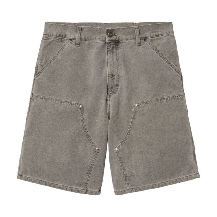 Carhartt WIP Double Knee Shorts Black Faded
