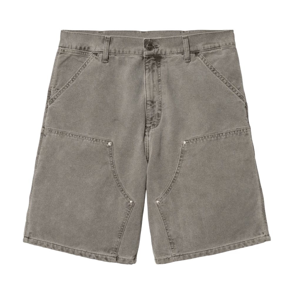 Carhartt WIP Double Knee Shorts Black Faded