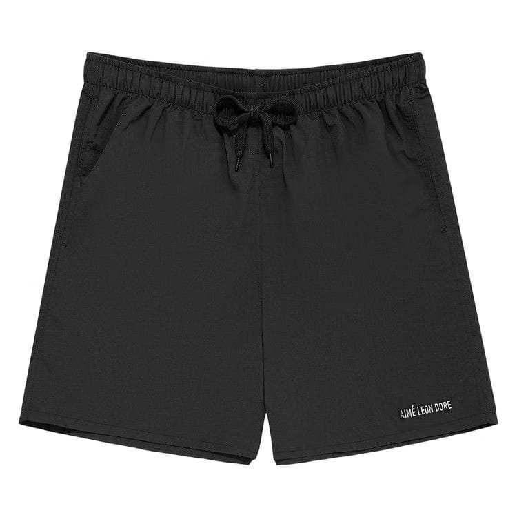 Aimé Leon Dore Core Nylon Shorts Jet Black