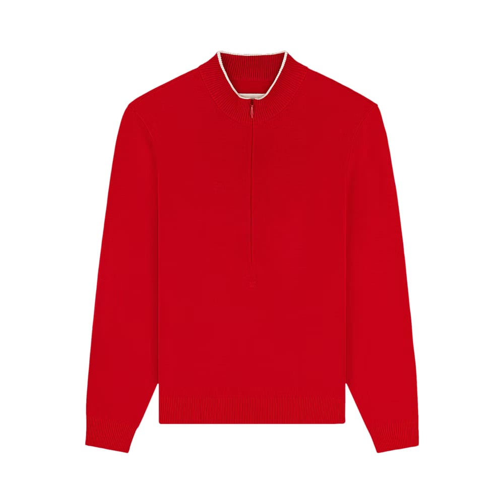 Aimé Leon Dore Crest Knit Cycling Jersey Red