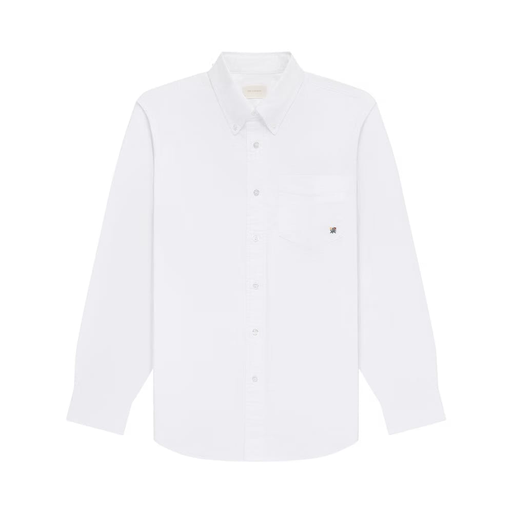 Aimé Leon Dore Crest Oxford Shirt Bright White