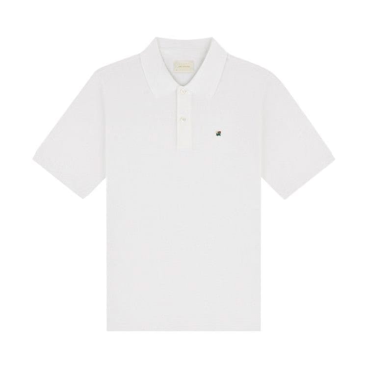 Aimé Leon Dore Crest Piqué Polo Bright White