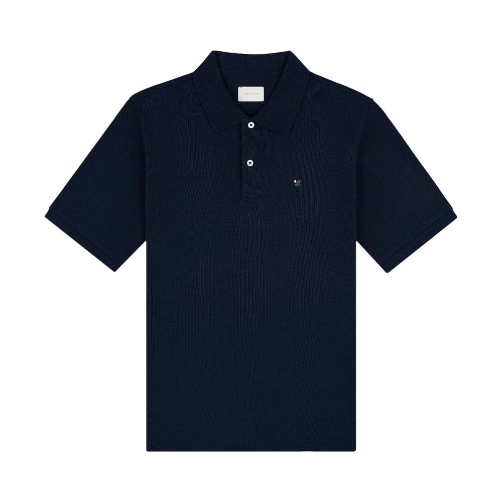 Aimé Leon Dore Crest Piqué Polo Navy Blazer