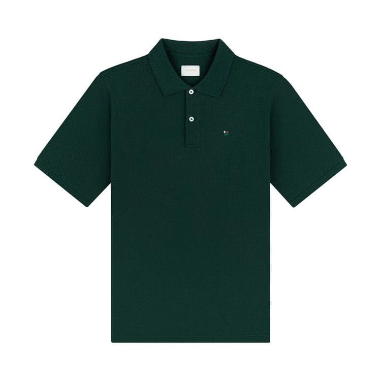 Aimé Leon Dore Crest Piqué Polo Pine Grove