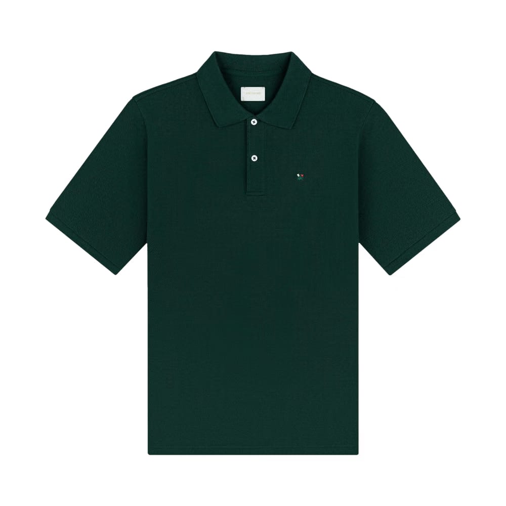 Aimé Leon Dore Crest Piqué Polo Pine Grove