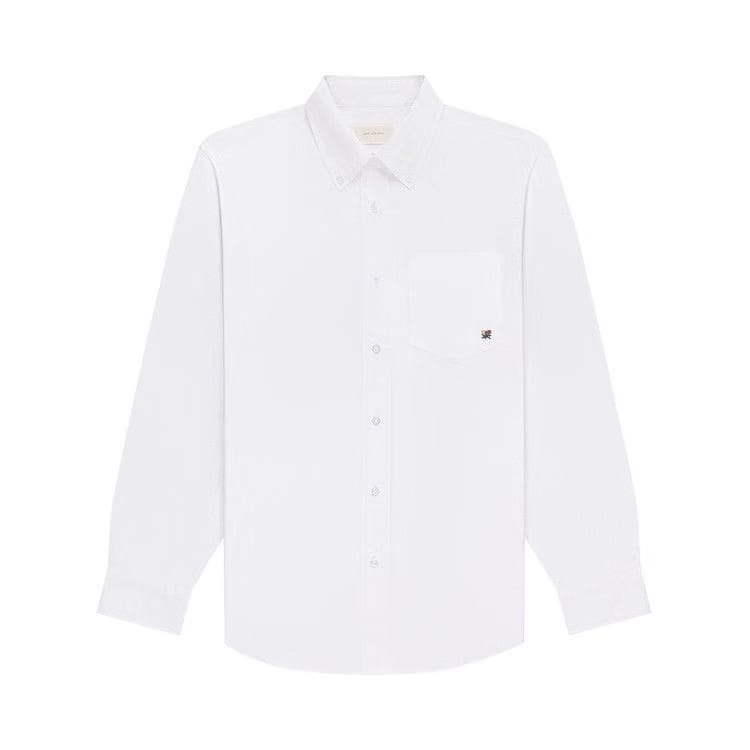 Aimé Leon Dore Crest Poplin Shirt Bright White
