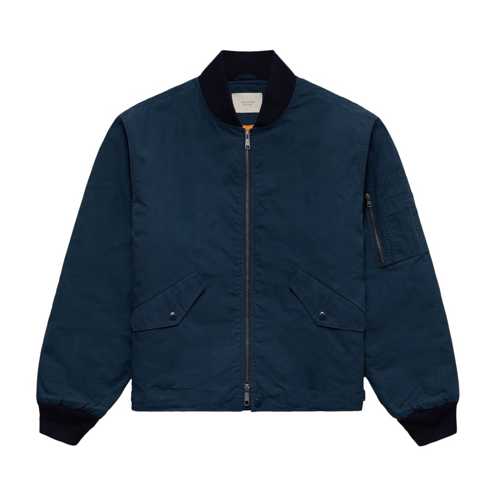 Aimé Leon Dore Cropped Bomber Jacket Weathered Marine