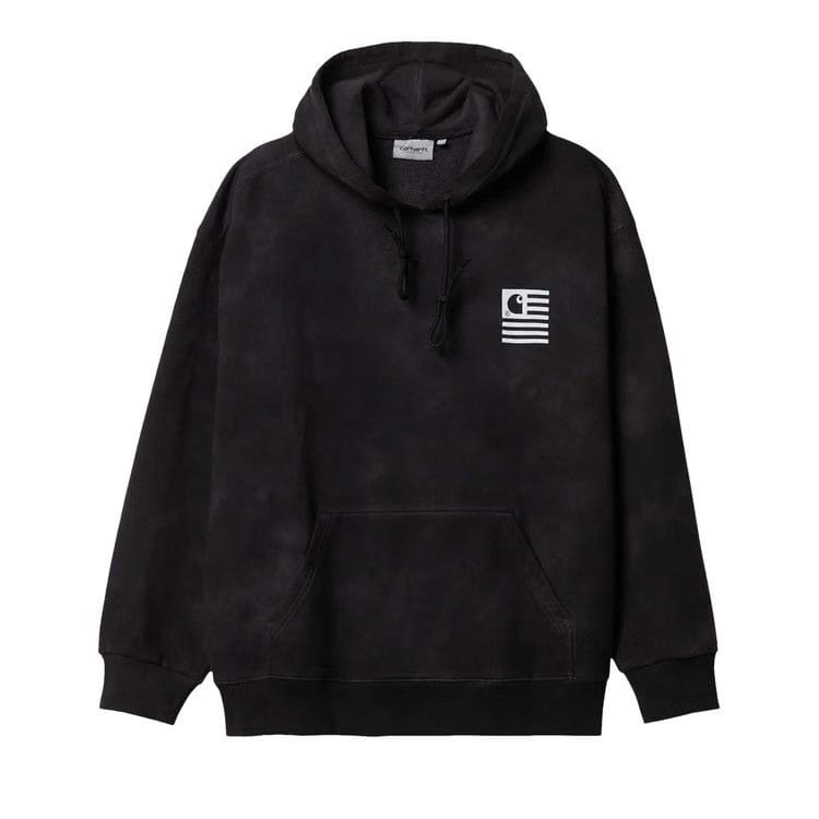 Carhartt WIP Hooded Chromo Sweatshirt Black Chromo/White