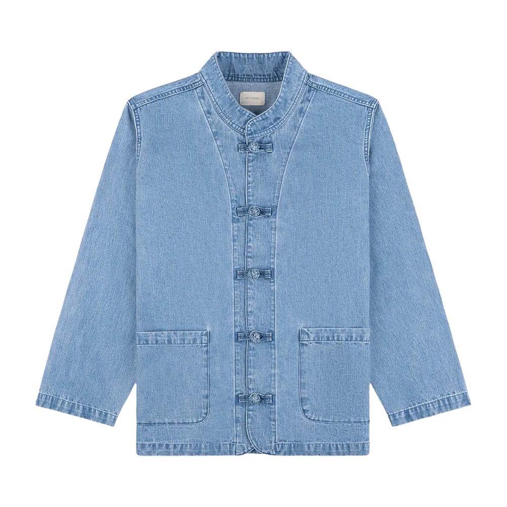 Aimé Leon Dore Denim Collarband Jacket Light Wash
