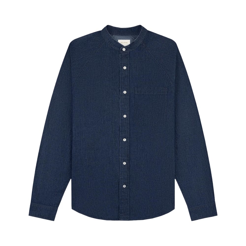 Aimé Leon Dore Denim Collarband Shirt Mid Wash