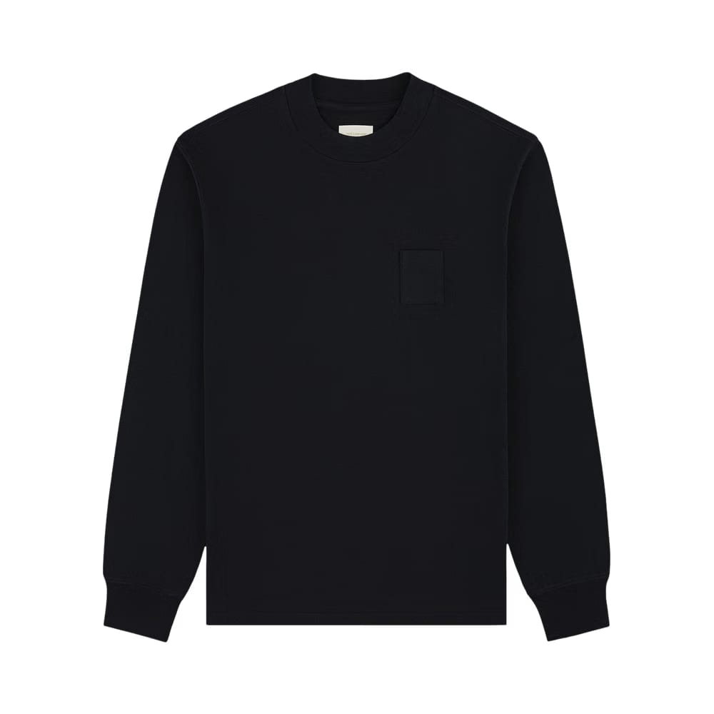 Aimé Leon Dore Dimebag Long-Sleeve Mockneck T-Shirt Jet Black