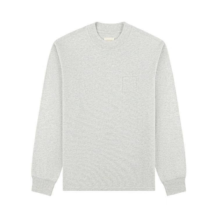 Aimé Leon Dore Dimebag Long-Sleeve Mockneck T-Shirt Oatmeal Melange