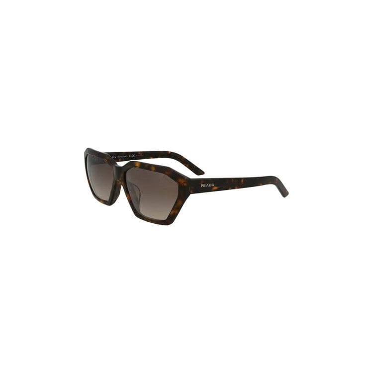 Prada Rectangle-Frame Sunglasses Brown