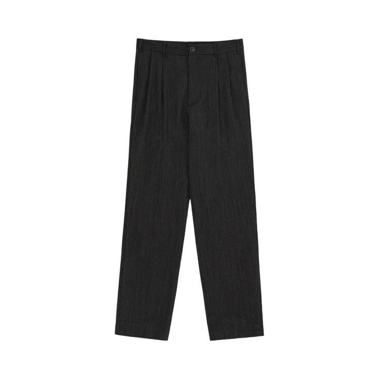 Aimé Leon Dore Double Pleated Wool Trouser Charcoal