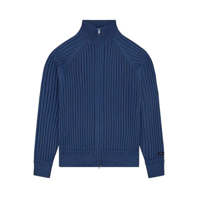 Aimé Leon Dore Drop Needle Full-Zip Sweater Slate Blue