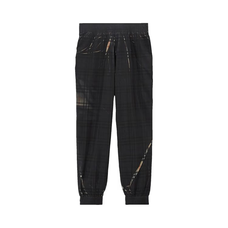Burberry Sliced Check Jogging Pants Archive Beige