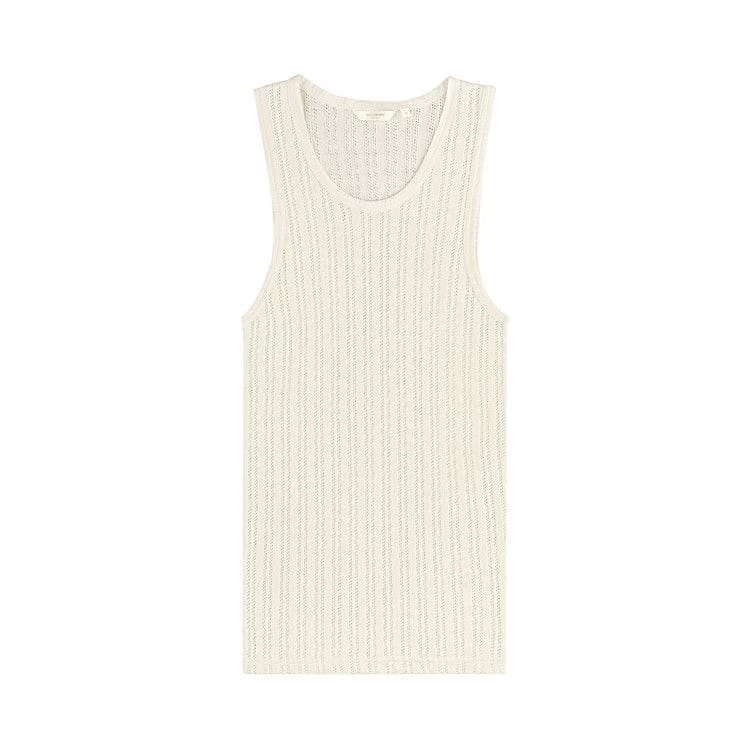 Aimé Leon Dore Eyelet Tank Top Cream