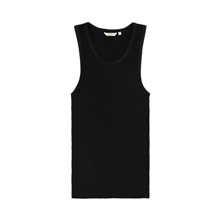 Aimé Leon Dore Eyelet Tank Top Jet Black