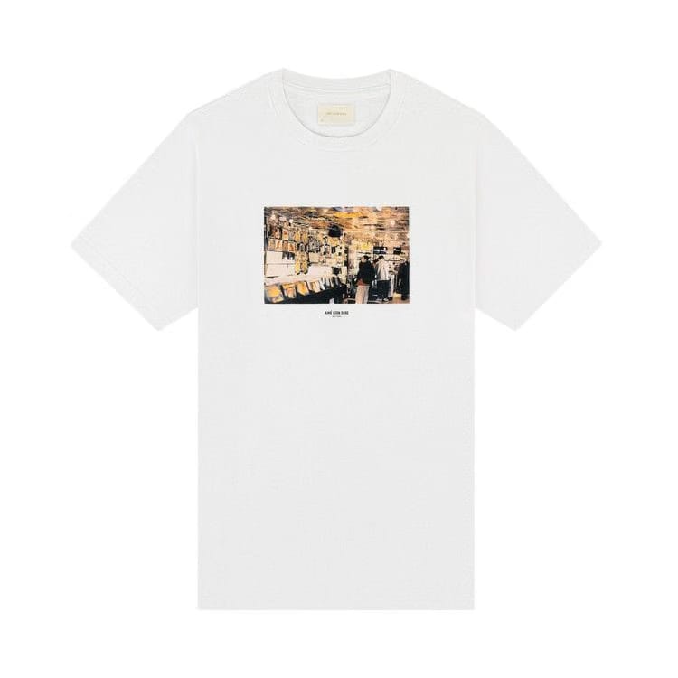 Aimé Leon Dore Fat Beats Graphic T-Shirt Bright White