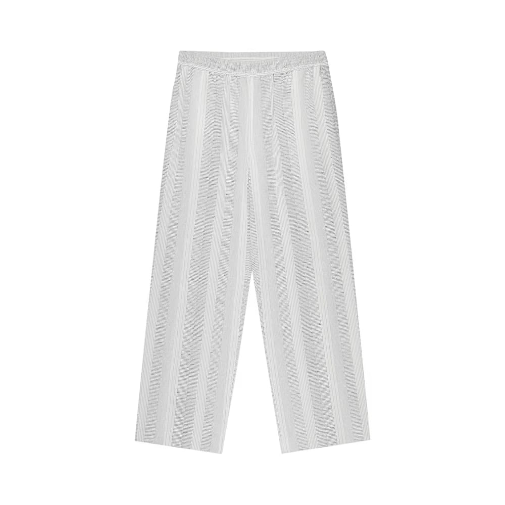 Aimé Leon Dore Fil Coupé Leisure Pant White Geo Stripe