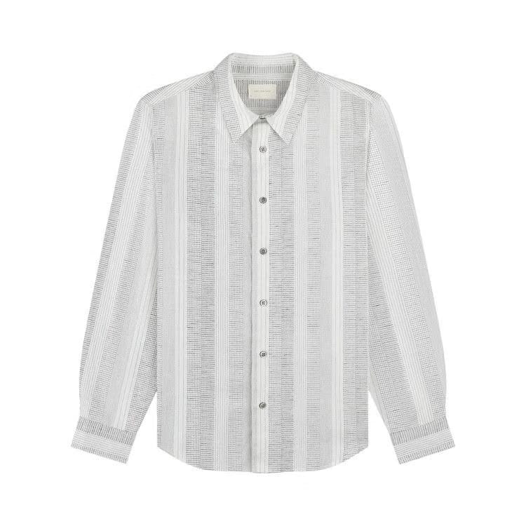 Aimé Leon Dore Fil Coupé Leisure Shirt White Geo Stripe