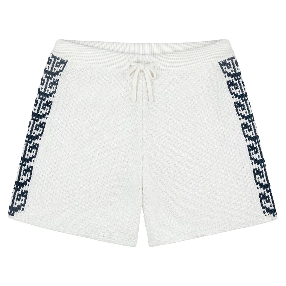 Aimé Leon Dore Fisherman Knit Shorts Bright White
