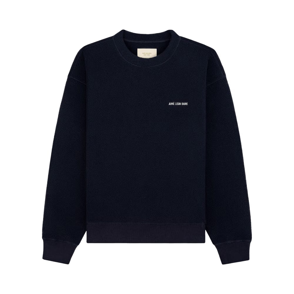 Aimé Leon Dore Fleece Crewneck Sweatshirt Sky Captain