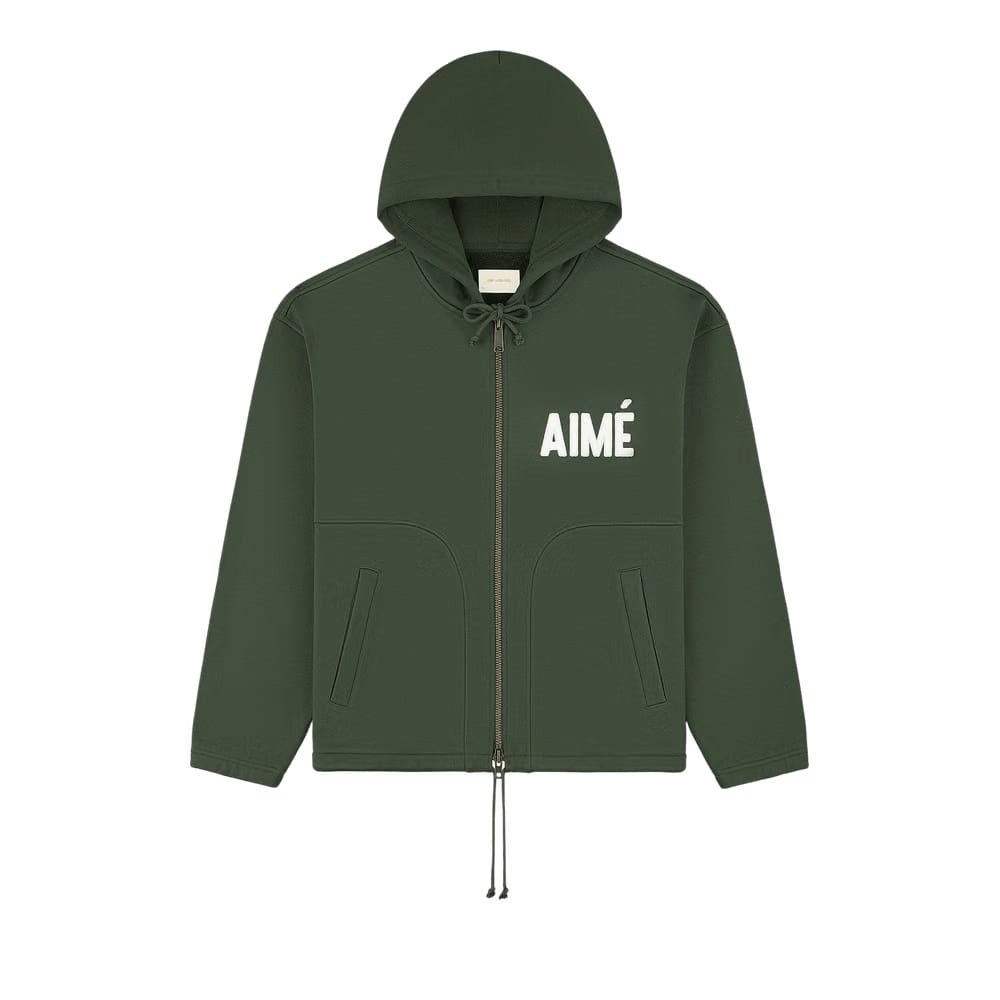 Aimé Leon Dore Full-Zip Dock Hoodie Climbing Ivy