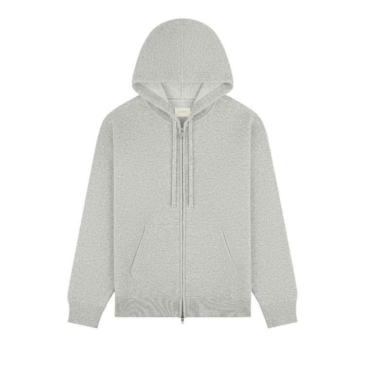 Aimé Leon Dore Full-Zip Pavilion Cashmere Hoodie Gym Grey