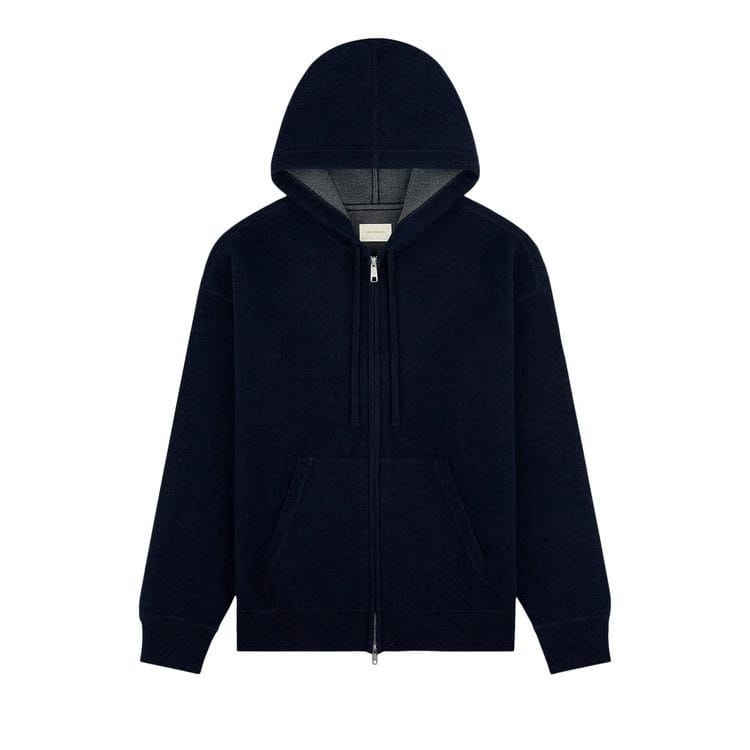 Aimé Leon Dore Full-Zip Pavilion Cashmere Hoodie Sky Captain