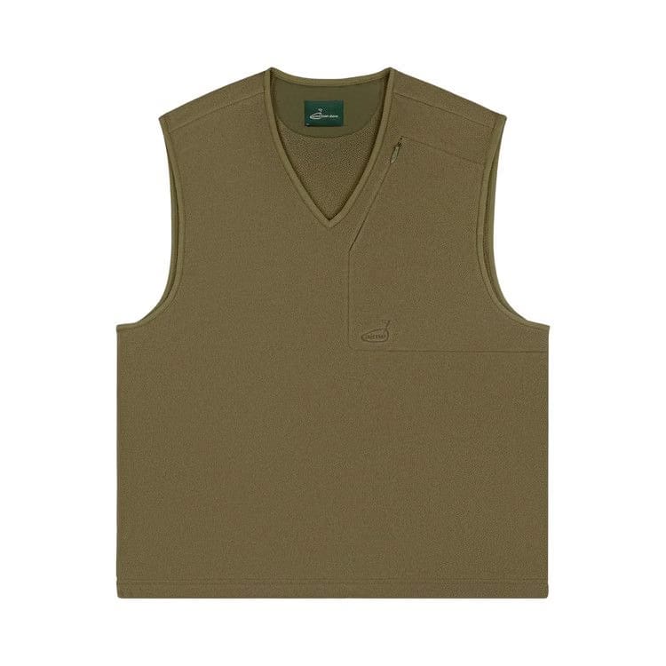 Aimé Leon Dore Golf Fleece Vest Olive