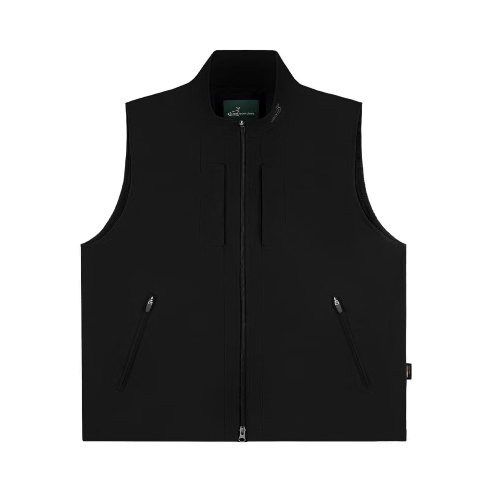 Aimé Leon Dore Golf Lightweight Cordura Vest Jet Black