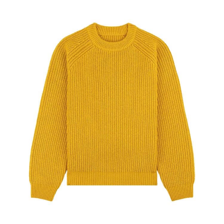 Aimé Leon Dore Heavyweight Shaker Stitch Crewneck Golden Rod