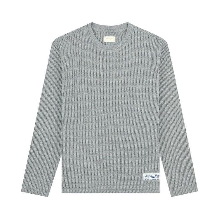 Aimé Leon Dore Heavyweight Waffle Thermal Heather Grey