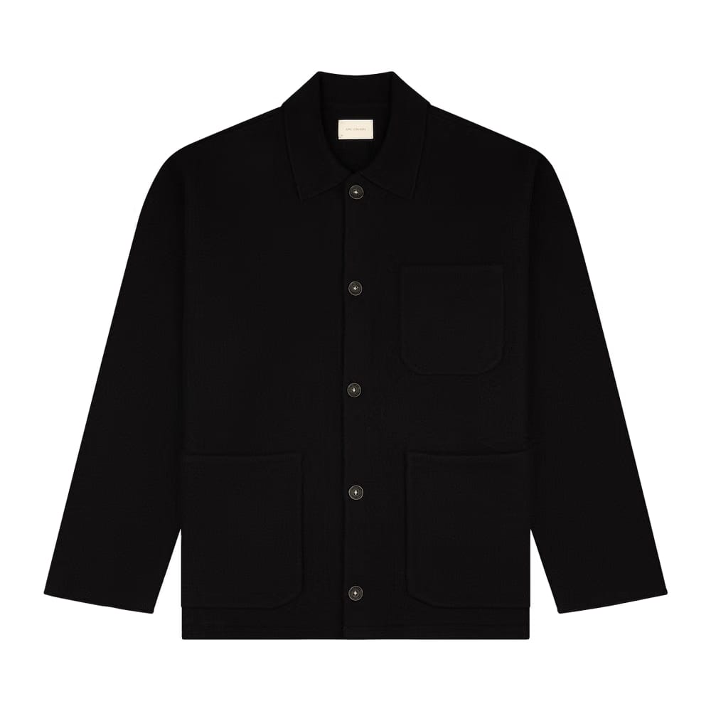 Aimé Leon Dore Knit Chore Jacket Jet Black